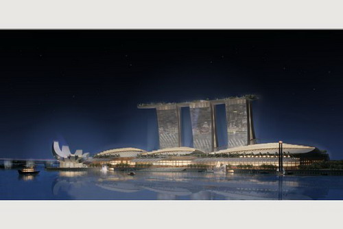 MARINA BAY SANDS - проект гостиницы в Сингапуре