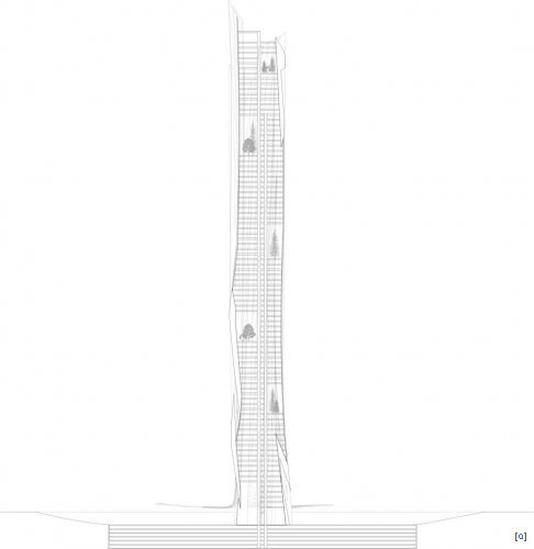 Башня Волны в Дубаи.